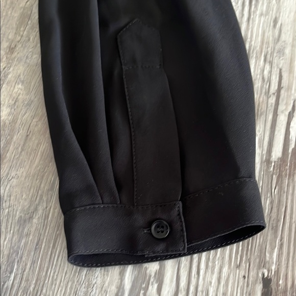 BCBGMaxAzria Black Embellished Cut Out Blouse - Picture 4 of 6